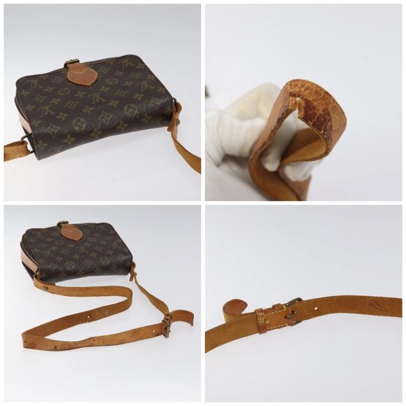 LOUIS VUITTON Monogram Cartouchiere MM Shoulder Bag M51253 LV Auth 123706 - Picture 16 of 16